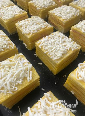 高颜值的美味黄金三明治