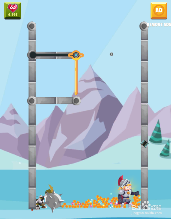 The Hero Rescue Puzzle的Level 51怎样通关