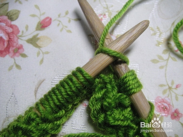 围巾织法——太阳花详细图解