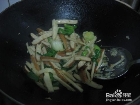 冬笋豆干菜的做法