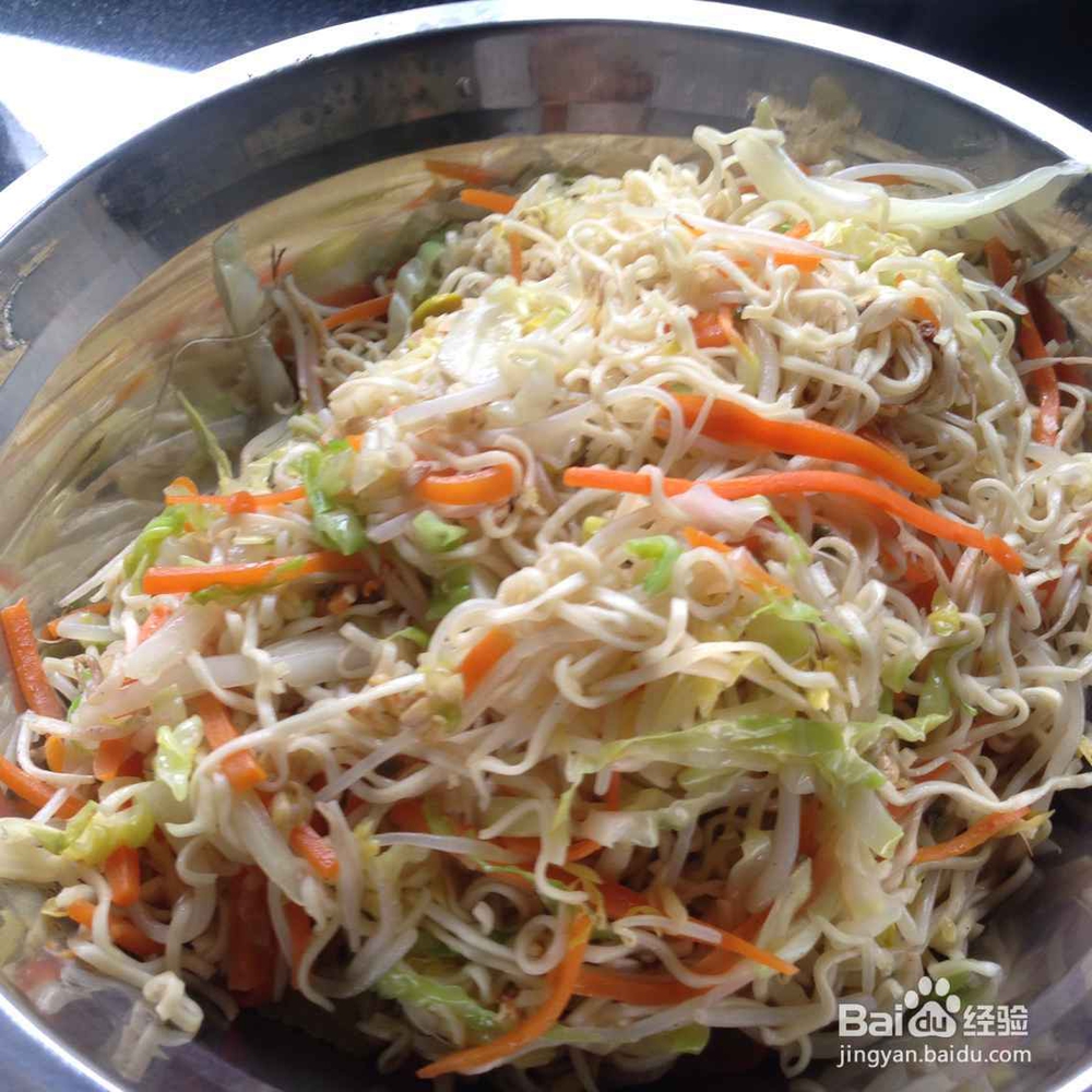 美味的素炒方便面