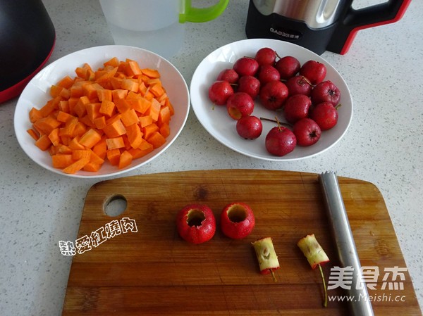 零添加自制山楂果茶