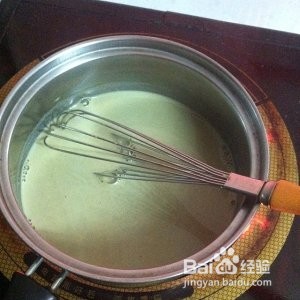 抹茶牛奶小方制作过程