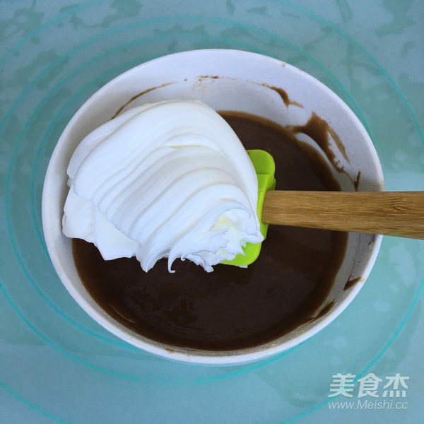 8寸方形可可戚风蛋糕