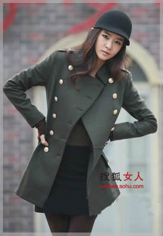 4款毛呢大衣简约时髦