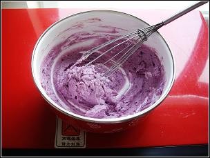 漂亮的紫薯饼干