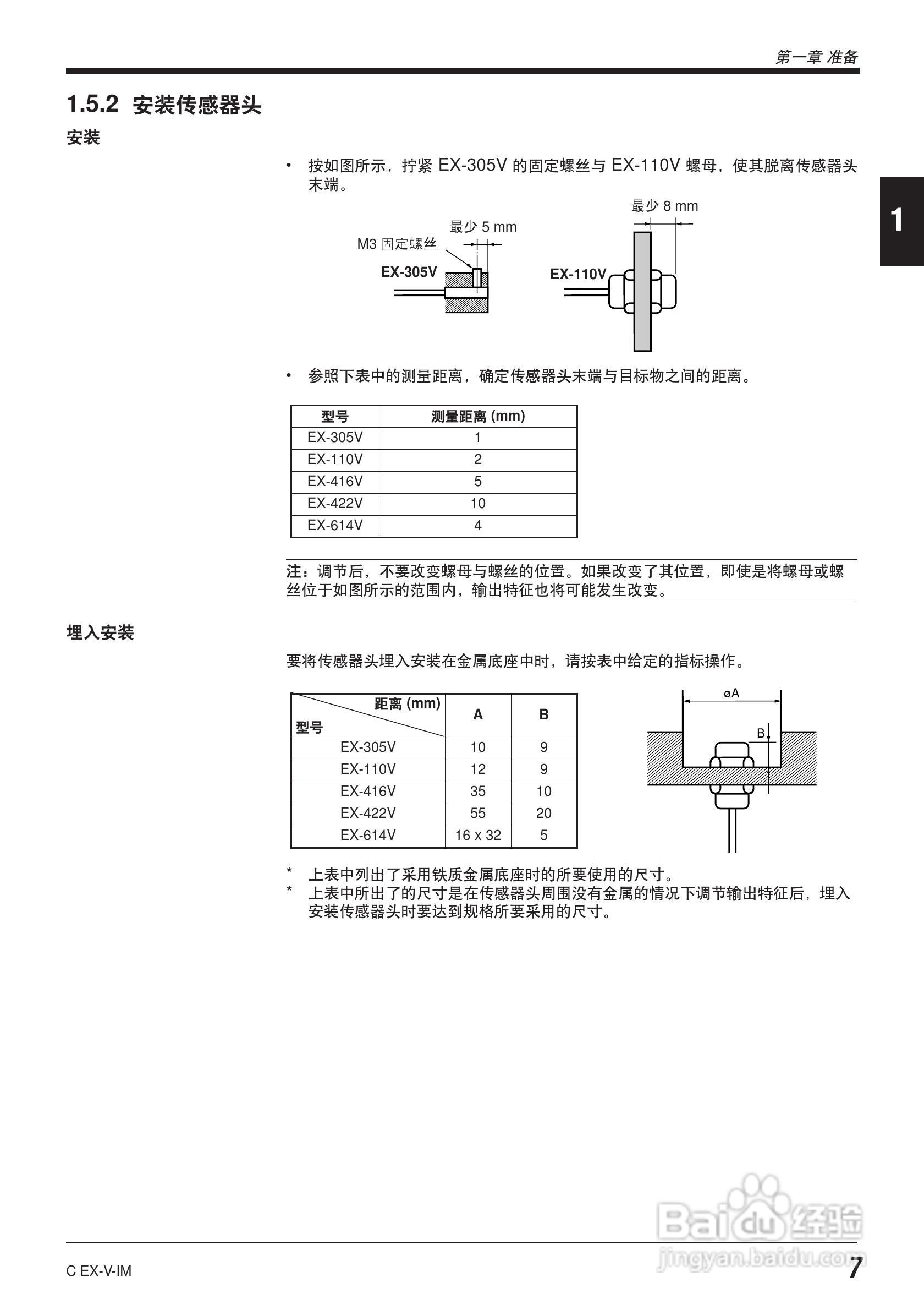 EX-V64型数字位移感应传感器说明书:[2]