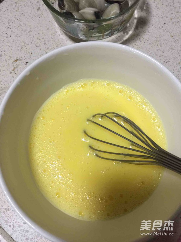 白贝蒸蛋的做法