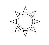 Word如何插入太阳形