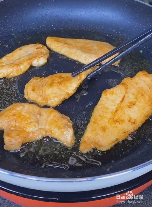 煎鸡胸肉的做法
