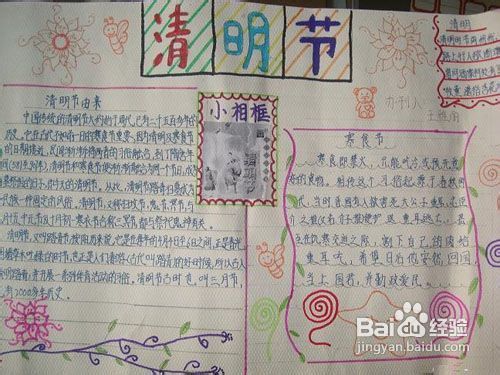 清明节手抄报:山西清明节习俗