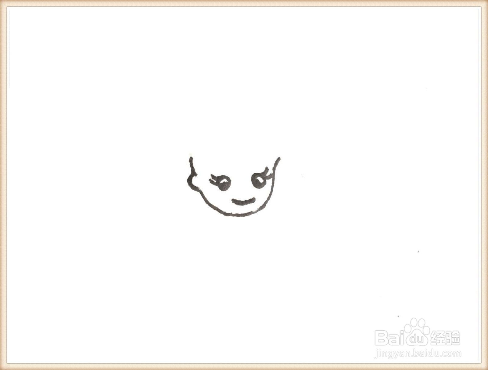 一笔一笔教你画美人鱼简笔画