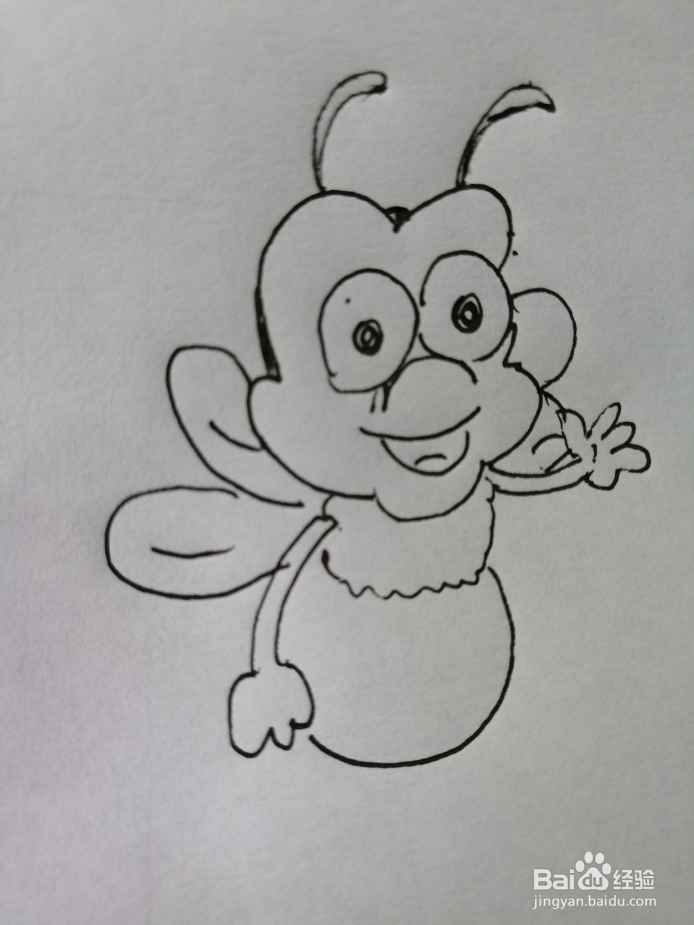 可爱的小蜜蜂怎么画