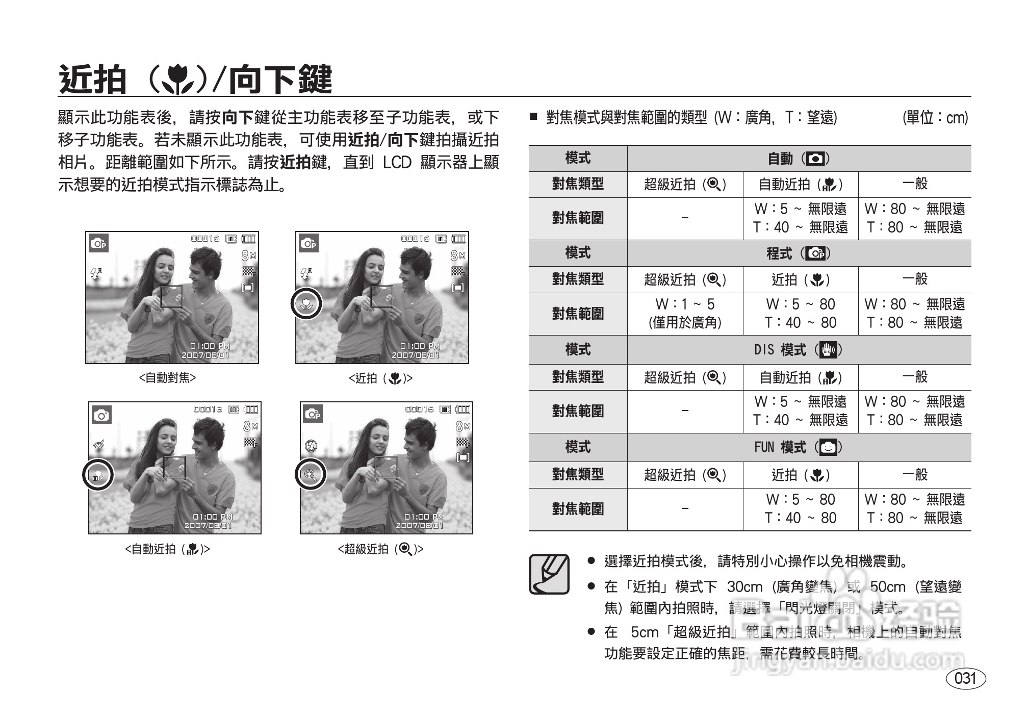 三星I8数码相机使用说明书:[4]