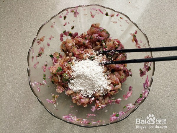 油炸木槿花肉丸的制作方法