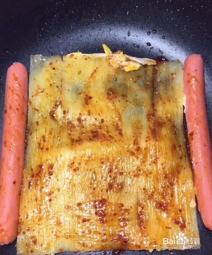 热乎乎的烤冷面做法！