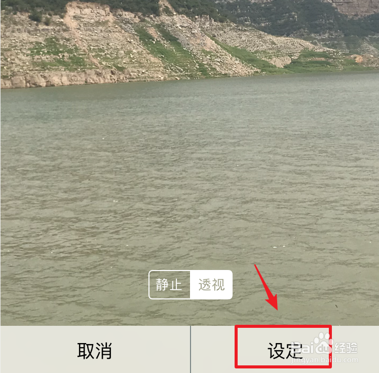 iphone8怎么设置桌面墙纸？