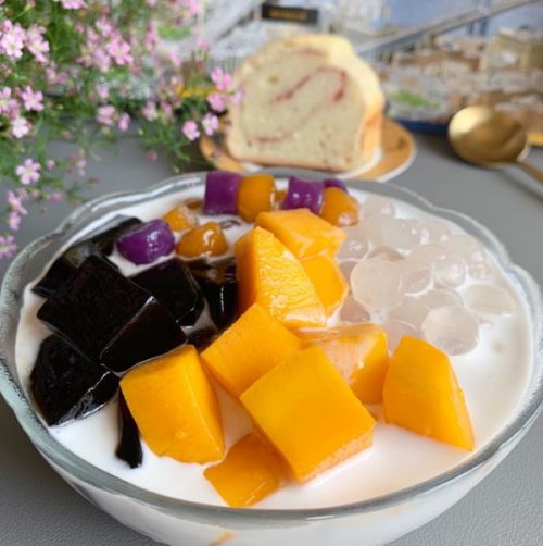 烧仙草芋圆水果捞