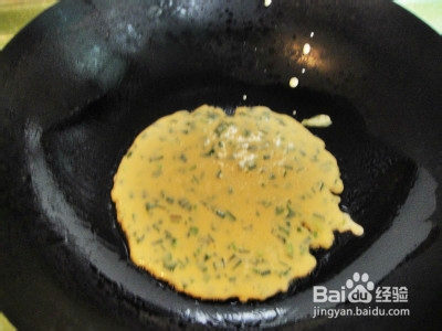 美食DIY--自制韭菜饼