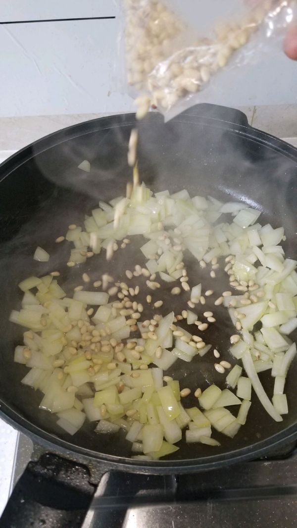 自制罗勒酱意面