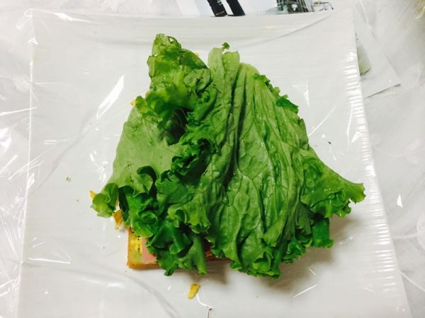 牛油果鸡蛋火腿三明治