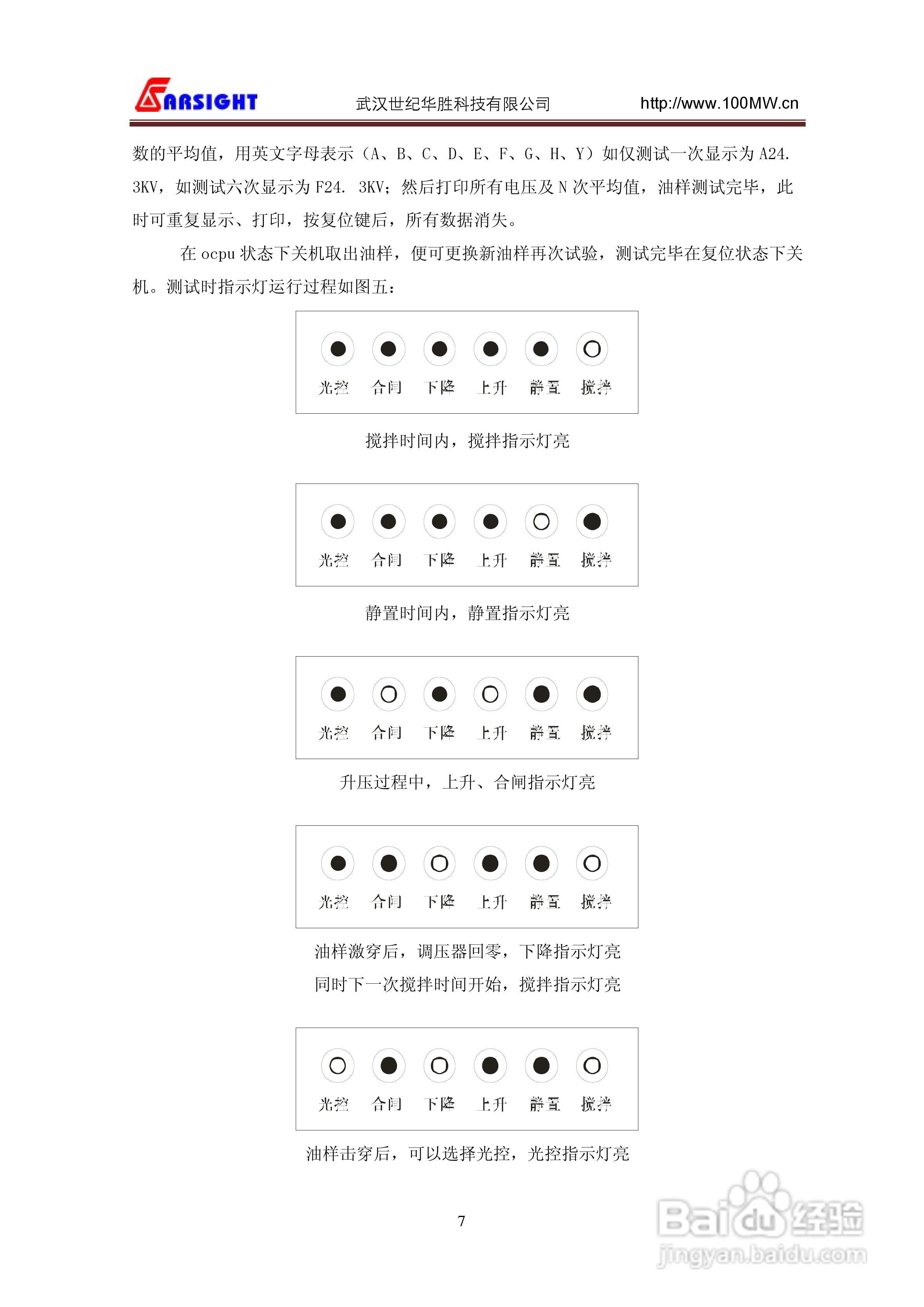 华胜FS2080绝缘油介电强度测试仪说明书