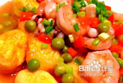 鲜虾鱿鱼鸡蛋豆腐