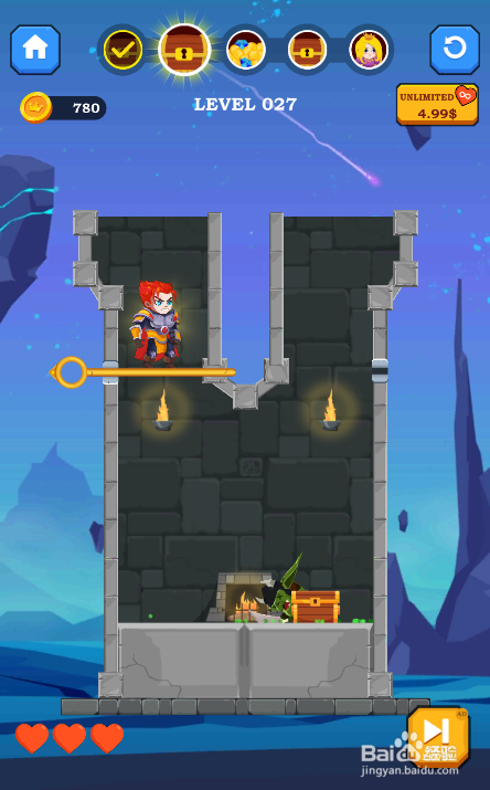 Hero Rescue Online的LEVEL 027如何通关?