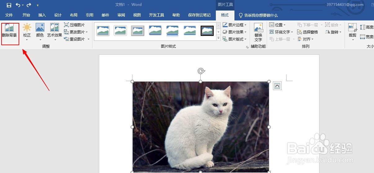 如何使用word进行抠图