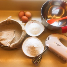 蒸糯米蛋糕—不用分蛋不用烤箱无油无水无泡打粉