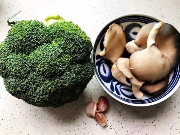 蚝油平菇西蓝花