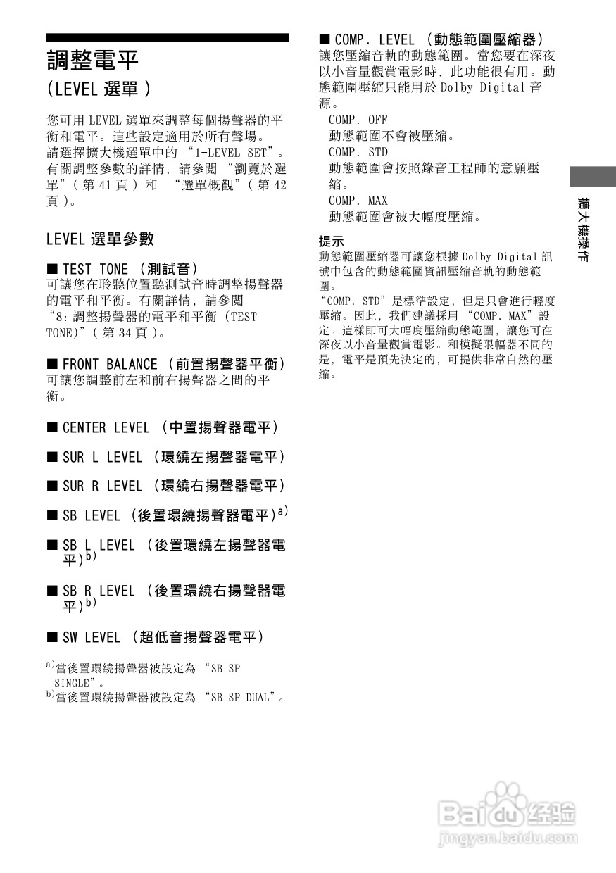 SONY STR-DG800功放使用说明书:[3]