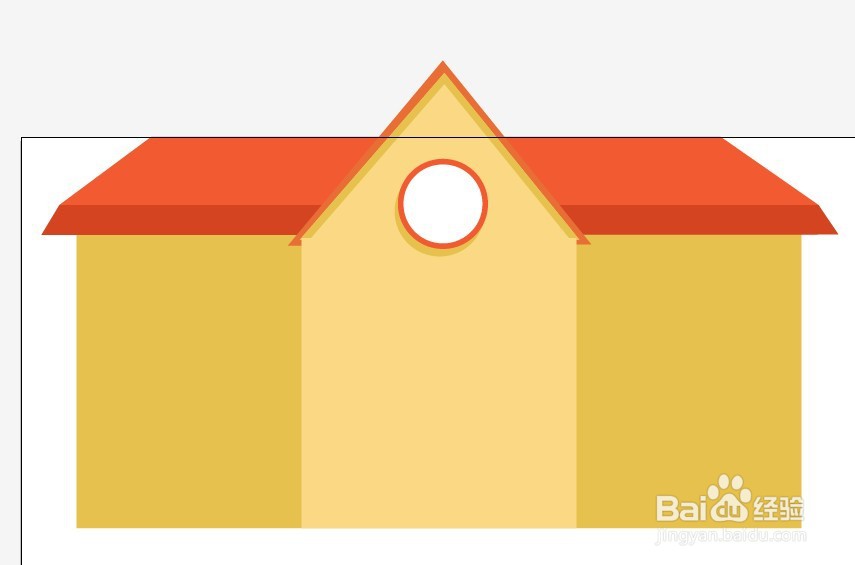 如何用ai绘制一间卡通学校教程
