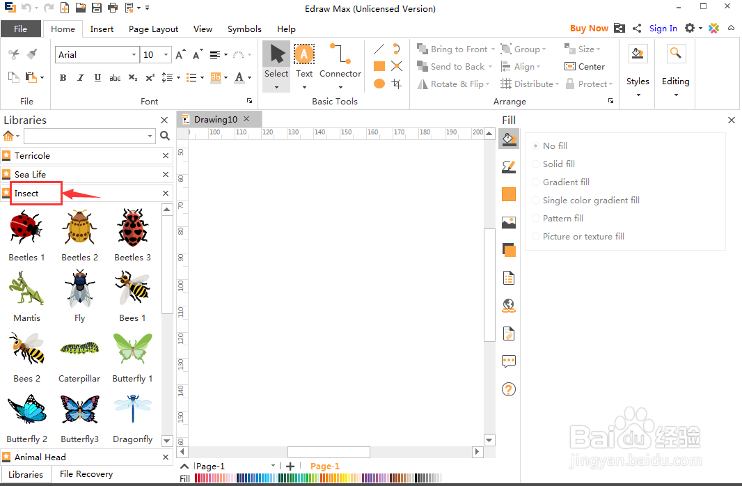 平面设计时创建蝎子图的方法