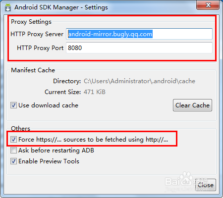android sdk manager无法更新怎么办