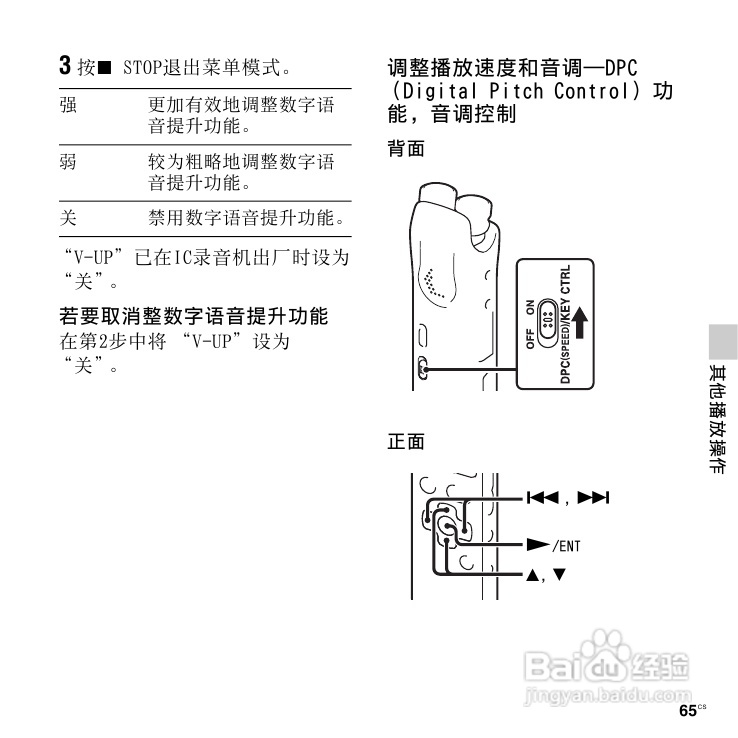 SONY数码录音棒IC Recorder说明书:[4]