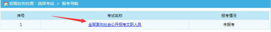2020年军队文职考试报名流程