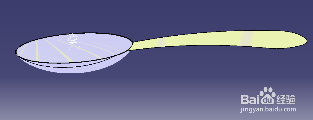 CATIA怎么画勺子