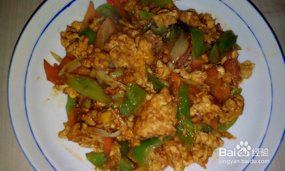 东北名菜大酱炒鸡蛋