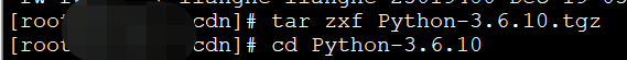 Linux 源码安装python3.6.10方法