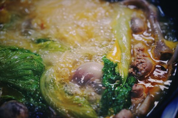 搭配多种蔬菜蘑菇