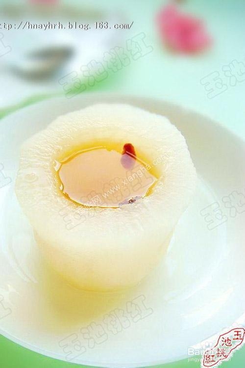 白萝卜炖蜂蜜