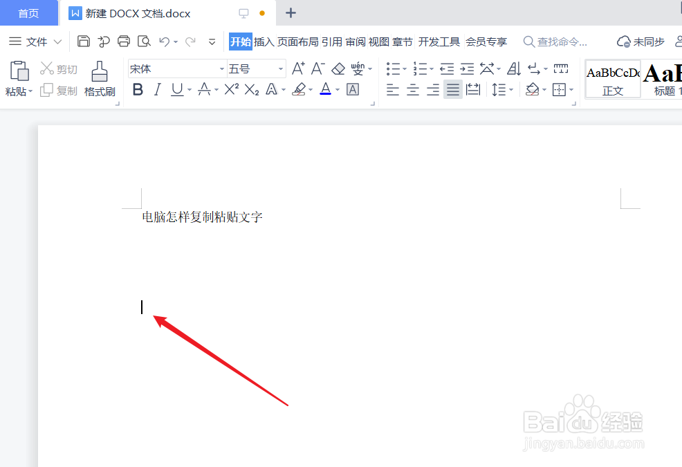 电脑怎样复制粘贴文字