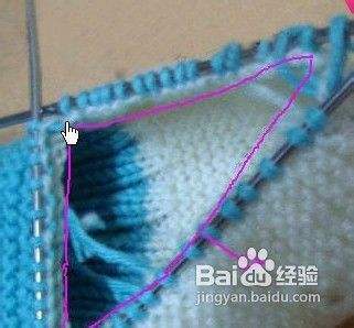 袜套的编织方法