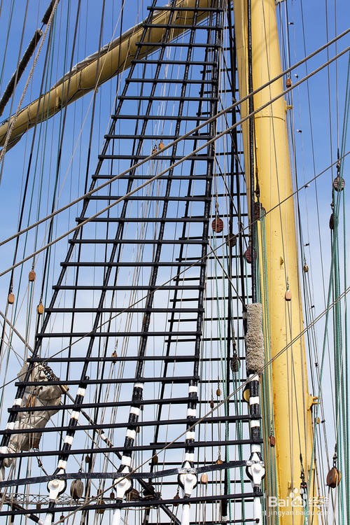 帆船绳梯的做法