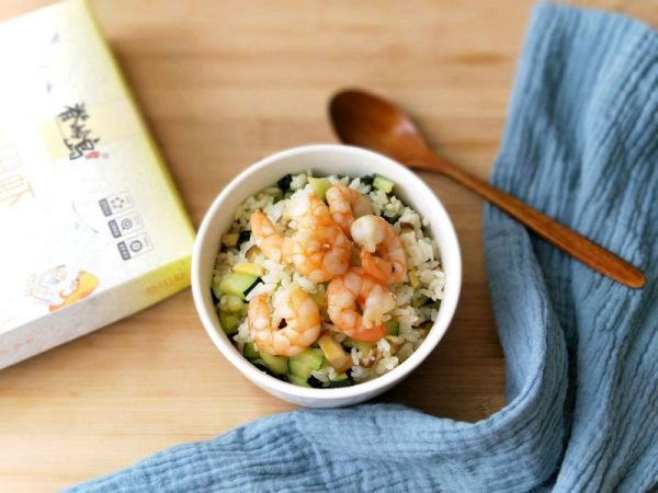 香菇南瓜虾仁炒饭