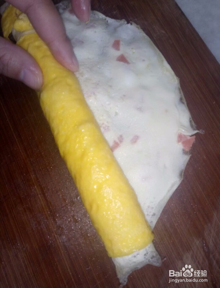 如何制作双色蛋卷?