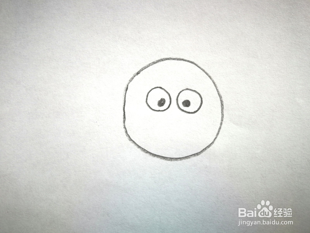 卡通小象的铅笔画画法