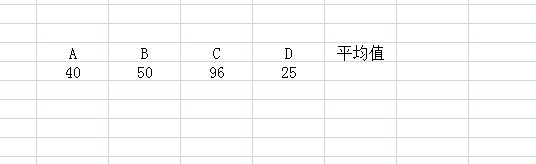 Excel如何求平均数?