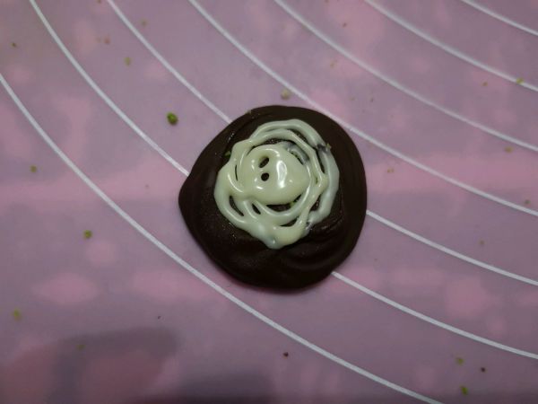 抹茶卜卜米圣诞树#令人羡慕的圣诞大餐#